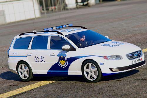 Chinese Police Volvo V70